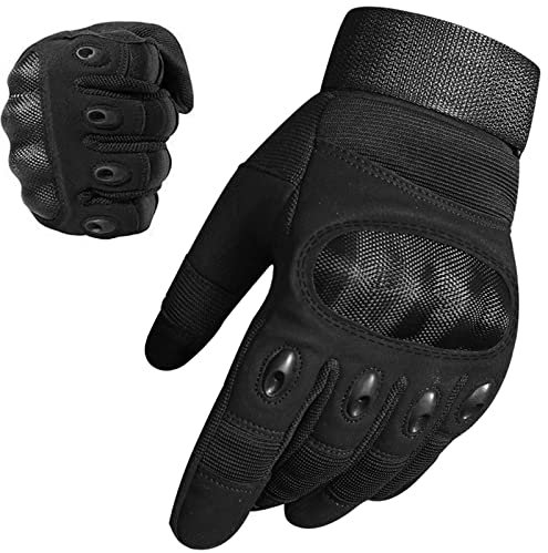 WESTWOOD FOX WFX – Gants de Moto pour écran Tactile pour Homme et Femme, pour Moto, randonnée, Camping (Noir, 2XL)