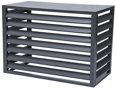 Copertura Condizionatore Esterno, Copertura del condizionatore d'aria, Antipolvere Coperchio del Climatizzatore per Esterni Impermeabile Sunproof per la Casa Vent Copertura Completa (Color : Black B