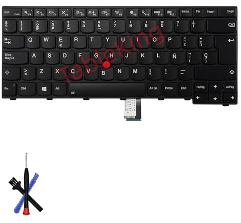 Table-King Clavier de Rechange rétroéclairé pour Lenovo Thinkpad T440 T440S T440P T450 T450S T460 T431s L440 L450 L460 L470 (Espagnol)