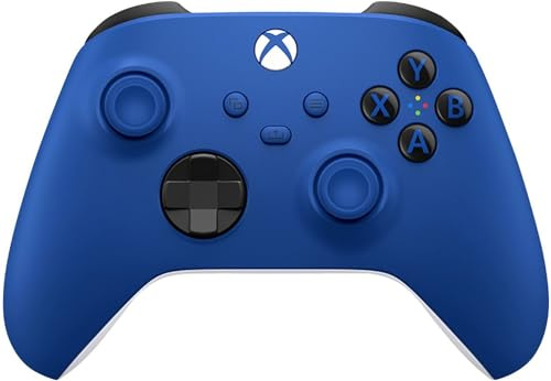 Xbox Wireless Gaming Controller (2025) – Shock Blue – Play on, Windows, Android, iOS, FireTV Sticks, Smart TVs, VR Headsets