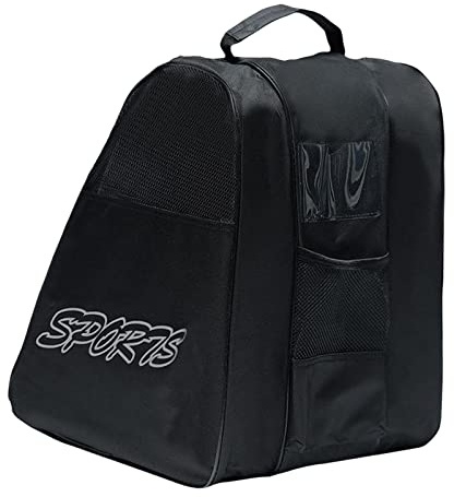 getuse Bolsa para Patines de Ruedas, Bolsa para Patines en línea para Niños y Adultos, Transporte y Almacenamiento de Equipo de Patinaje- Negro
