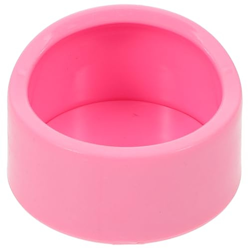 Veemoon Bol de Nourriture Rond en Plastique Stable pour Hamster et Hérisson, Mangeoire Anti-Renversement pour Petits Animaux