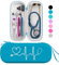 BOVKE Stethoskop Fall für 3M Littmann Classic III, Lightweight II S.E, MDF Acoustica Leichtes Stethoskop, zusätzlicher Raum für medizinische Bandage Schere EMT Trauma Schere und LED Penlights, Türkis