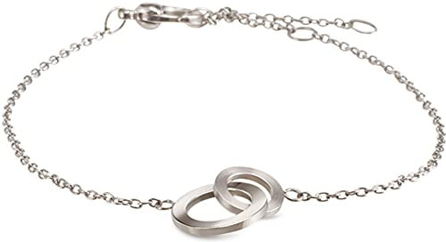Boccia Damen Armband aus Titan in der Farbe Silber, antiallergen, 21cm, 03029-01