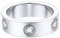 FOCALOOK Herren Edelstahl Ring 6mm Breit - Damen Ehering, Partnerring, Solitär 54mm - Hochzeits- und Verlobungsschmuck