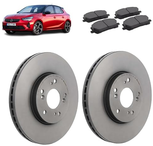 Kit dischi 283mm e pastiglie freno anteriori compatibile con Opel Corsa f 2019+