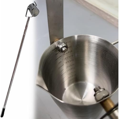 Dispositivo De Muestreo De Calidad De Agua Polo De Muestreo De Agua, Engrosamiento De 304 Varilla De Acero Inoxidable + Taza, Para El Pozo, Agua Del Grifo, Ag(Size:1.17m-4m/3.8ft-13ft,Color:1000ml)