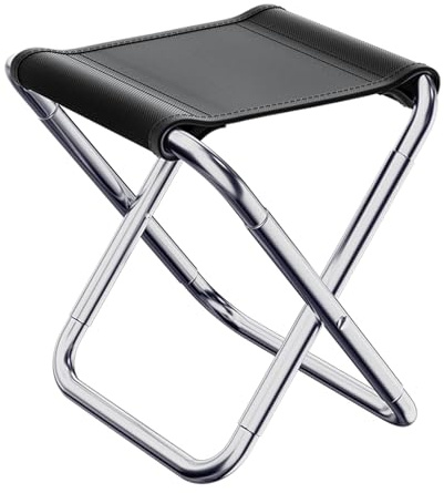 FGDTREE Chaise légère en alliage d'aluminium, tabouret de camping, tabouret de pêche, petit banc pour adultes et enfants, chaise de voyage pliable d'extérieur