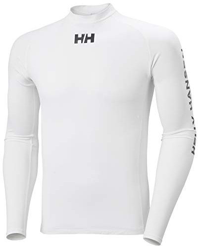 Helly Hansen Waterwear Rashguard T-shirt en néoprène Homme, Blanc, S