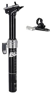 XLC All MTN Teleskopsattelstütze SP-T10B, Ø31,6mm, 400mm, sz, Remote, Hub 125mm