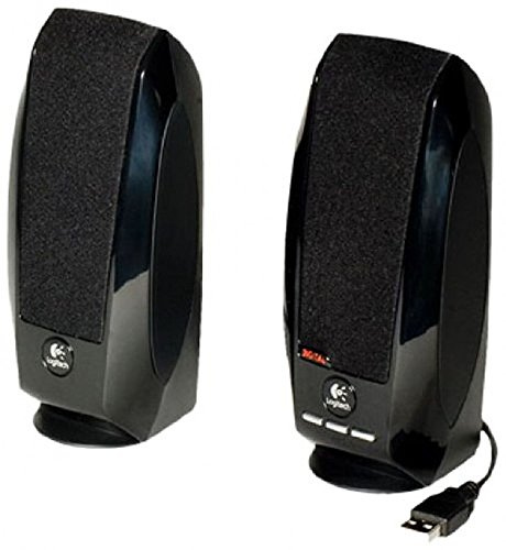 Black Logitech S150 USB Speakers with Digital Sound, New,