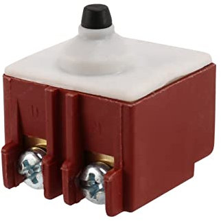 Meuleuse d'angle AC 250 V 6 A 125 V/12 A Interrupteur à bouton-poussoir DPST pour 6-100