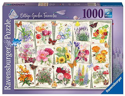 Ravensburger Country Garden Favourites 1000 Piece Jigsaw Puzzles for Adults and Kids Age 12 Years Up