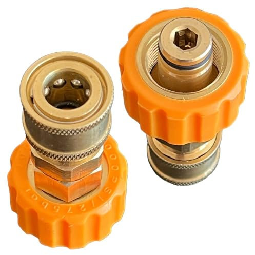 M&M Smartek Adaptador de alta presión para/compatible con Kärcher TR22 IG EasyLock a acoplamiento rápido de 1/4 - Compatible con series HD/HDS/ProHD