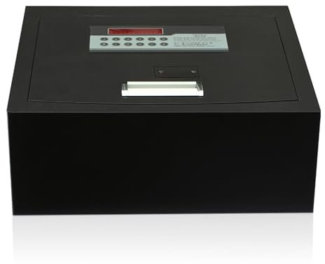 XRRJFYH Cassaforte da Pavimento Safe con Chiave Cassetta di Sicurezza Cassaforte da Armadio per Hotel, Ufficio, Casa(40x35x14.5cm/16x14x5.7in)