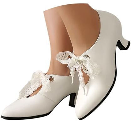 Generisch Zapatos tiroleses, zapatos tradicionales para mujer, tacones altos, tirolesas, zapatos de tacón, zapatos de tacón para traje regional Mary Jane Shoes, elegantes, con correas, zapatos de boda