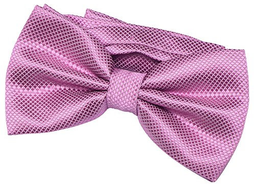 DonDon Pajarita para hombre de 12 x 6 cm ajustable y lista para usar - lila