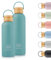 beloove® Trinkflasche Edelstahl 500ml – Für Kohlensäure geeignet, 100 % auslaufsicher, spülmaschinenfest, BPA-frei, Thermoflasche doppelwandig – hält 12h heiß & 24h kalt