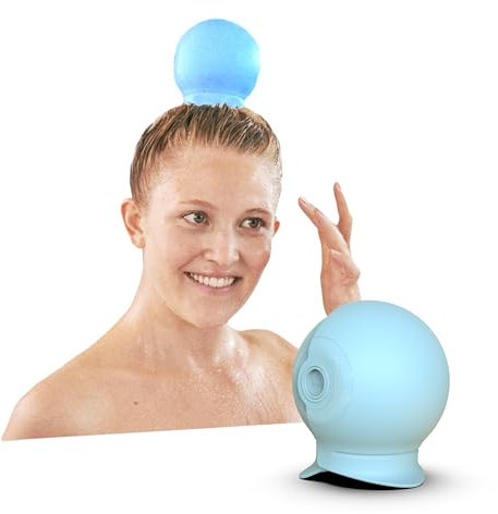 DryBun - schützt deine Haare (CENOTE BLUE): Nachhaltige Duschhaube für mittellanges/langes Haar, spart Zeit, schützt vor Spliss & Haarbruch, recycelbar, schnelle Haartrocknung - Damen/Herren