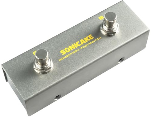 SONICAKE Dubbel Fotpedal Tillfällig Totpedal Mini Pedal med TRS Kabel