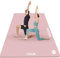 RYTMAT Fitnessmatte XXL Yoga Matte Dick 2cm Sportmatte NBR Extra-dick 200×130cm Gymnastikmatte Trainingsmatte für Zwei Personen Home Gym Pilates Yoga Fitness