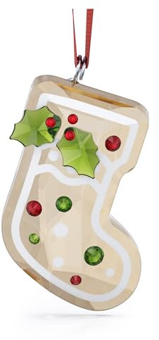 Swarovski Lebkuchenstrumpf mit Weihnachtsstimmung - Ornament - Kristall - Hängend - Weihnachten