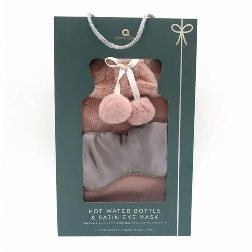 Pink hotwater Bottle & Eye mask