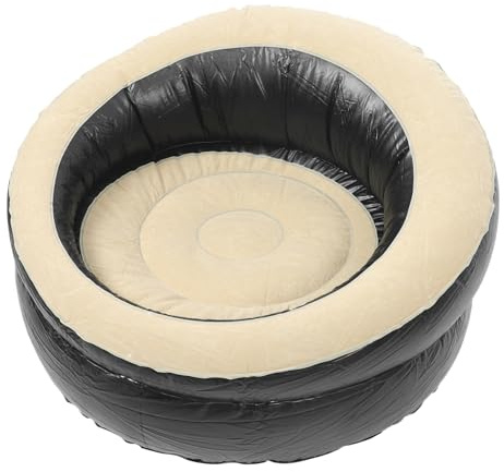 ifundom Pouf Gonflable Pratique Fauteuil Sofa Gonflable Épais pour Intérieur Extérieur