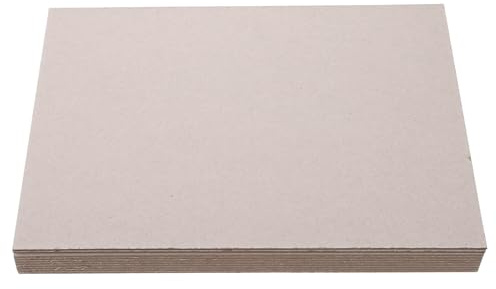 Alipis Cartón Grueso para Niños 10 Piezas Gris A4 2mm Material DIY Jardín de Infantes Manualidades Escolares Pintura Proyectos Escolares Enseñanza