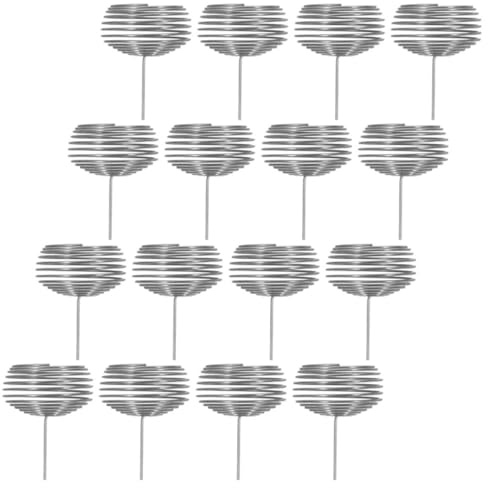 DOITOOL Set da 16 Cestini Fertilizzanti in Acciaio Inossidabile per Bonsai e Orchidee, Contenitori per Distribuzione Uniforme Nutrienti, Scatole per Fertilizzazione Piante da Giardino