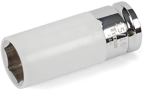 Titan 21192 1/2 in. Drive x 15/16 in. Nonmarring Lug Nut Socket