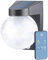 Luminea LED-Solar-Wandlampe: Solar-LED-Wandleuchte im Crackle-Glas-Design, PIR-Sensor, 200 Lumen (Tür-Lampen, Wandbeleuchtungen, Solarleuchte Bewegungsmelder)