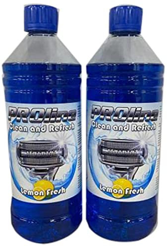 PROline 2 Litre Shaver Cleaner Fluid Refill for Braun Clean and Renew Cartridge for Braun Stations 3, 5, 7 & 9 Series, Upto 20 Refills