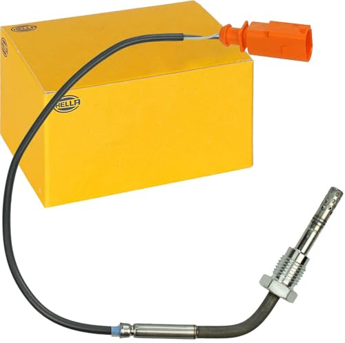 HELLA 6PT 014 494-181 Sensor, exhaust gas temperature - 2-pin connector - Bolted - Cable: 310mm