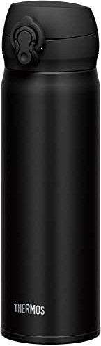 Thermos JNL-505 DPBK Water Bottle, Vacuum Insulated Travel Mug, 16.9 fl oz (500 ml), Deep Black