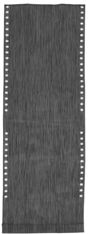 HANABASS Stuhl-Ersatzstoff Lounge-Stuhl-Stoff Mesh-Stuhl-Reparaturset Für Terrassen-Liegestuhl Outdoor-Rasen-Pool-Lounge-Zubehör Schwarz Grau