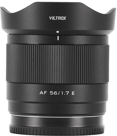 VILTROX 56mm f1.7 Objetivo para Sony Montura E,AF 56mm F1.7 Enfoque automático APS-C Objetivo para Sony a7IV a7RV a6400 a6700 ZV-E10 a6600