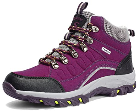 Ybberik Bottes de Randonnée Pour Femmes Imperméables Antidérapantes Escalade Trekking Baskets Bottines D'Extérieur Chaussures de Randonnée