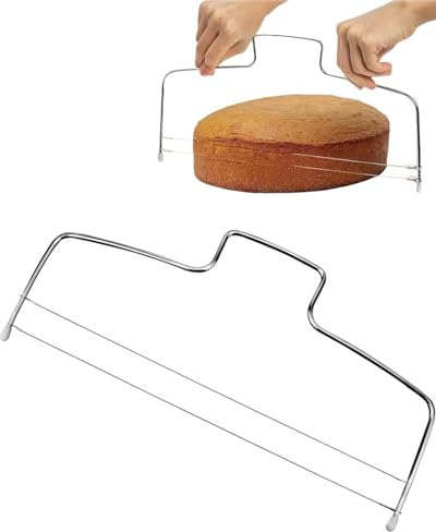 BPTRKOM 1 Pezzi Tagliatorta a Filo Taglia - Torte Torta Taglierina Affettatrice per Torta a Filo da Taglio Archetto Taglia Torta Per Torta a Filo Da Taglio, Tagliatorte in Acciaio Inossidabile