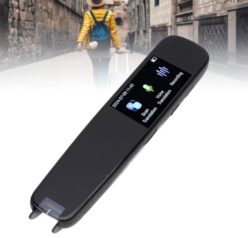 Lápiz lector de escaneo, traductor digital, diccionario, bolígrafo traductor de idiomas, bolígrafo inteligente, compatible con 112 idiomas, edición internacional, escáner de traducción para reuniones