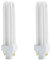 Bynome 4 Pin Light Bulbs,PLC G24q-2 18W Energu Saving Compact Fluorescent Lamp,CFL Bathroom Light Bulbs,840 Cool White 4000K,1200LM,2U Shape,AC 220V-240V (G24q-2 18W 4000K)
