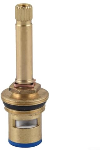 Honseadek Válvula de drenaje de apertura rápida de 30,5 cm, rosca de 34 pulgadas, válvula de cierre de ducha, válvula principal de control de agua, cuerpo de cobre a prueba de óxido, latón plateado