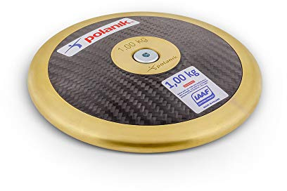 Polanik tävlingsdiskus CCD17 Carbon med mellanskivor – 1,00 kg