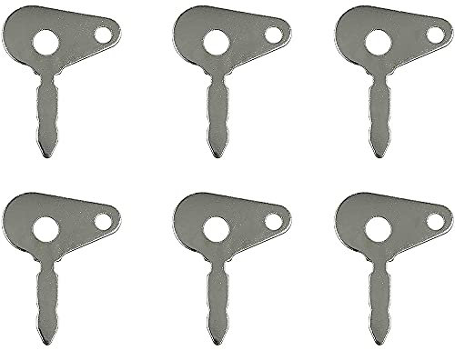Shinekoo Lot de 6 clés de rechange universelles pour interrupteur d'allumage Lucas tracteurs agricoles Ford équipement lourd