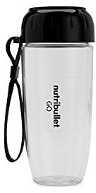 nutribullet GO - Tazza da 370 ml con coperchio da asporto