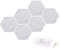 DMiotech 6er Pack 12x10 Zoll Hellgrauer Filz-Pinnwand-Memo-Hinweis Sechseckige Filztafel mit Pins für Büro, Zuhause, Klassenzimmer Dekoration