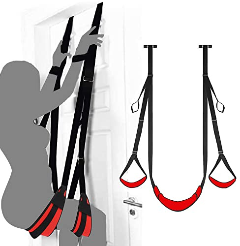 Sex Door Swing Sex Furniture for Bedroom Door Sex Swing Over The Door Swing Adult Swing for Couples Sexy Toy Hold 135kg Sex Furnitures for Adults Sex Swing Couples Sweater Toys Adult