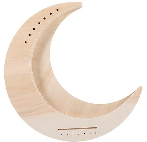 Toyvian Holzharfe -harfe Saiten Für Anfänger Tragbares Harfeninstrument Mit Holzkörper Und Mondform Für Erwachsene