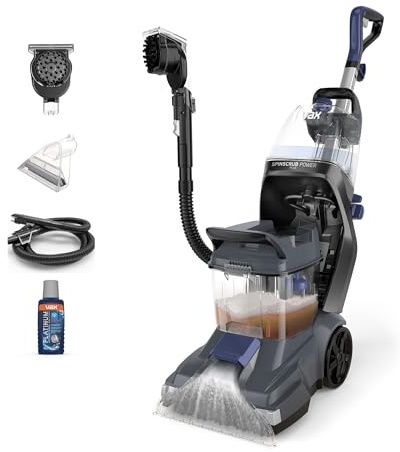 Vax SpinScrub Power Plus Polsterreiniger Gerät Teppichreiniger für Polster & Fleckenentfernung mit SpinScrub-Technologie, XL-Tank, schnelltrocknende Leistung und kraftvolle Haushalt Reinigung