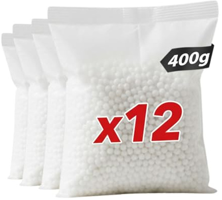 KARAT 12 deumidificatori da 400 g, sacchetti di ricarica granulati, ricaricabili e riutilizzabili (sacchetti di ricarica, set da 12 400 g)